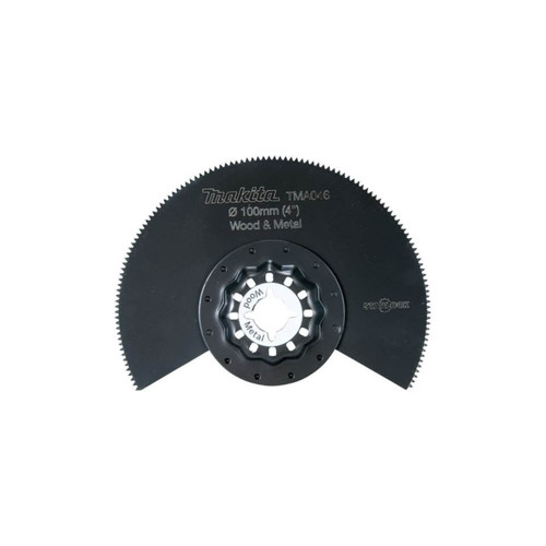 Makita Multitool 100mm 15tpi Segment Saw Blade Bi-Metal / Wood & Metal / Offset Round Tma046 - (1pc)