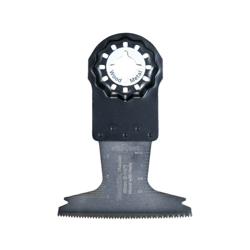 Makita Multitool 65mm 20tpi Plunge Cut S/Blade Bi-Metal / Wood & Nails / Flat Tma048 - (1pc)