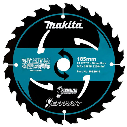 Makita Efficut 185mm X 20 X 24t Tct Saw Blade