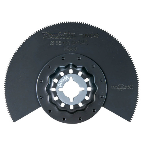 Makita Multitool 85mm 18tpi Segment Saw Blade Hcs / Wood / Offset Round Tma049 - (1pc)
