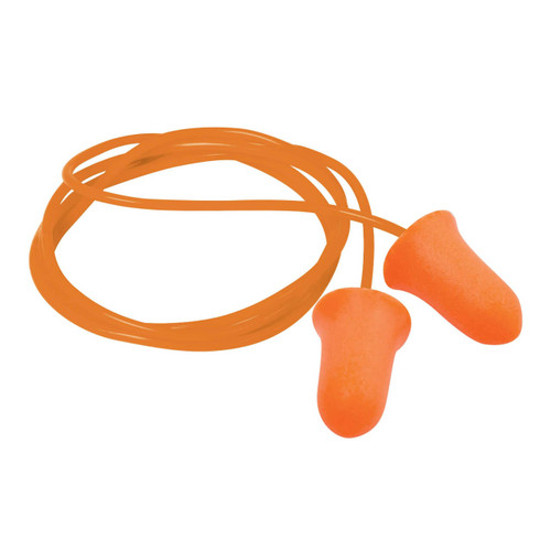 Force360 Bell Shaped Corded Disposable Earplug Class 4. 22dB 100/box
