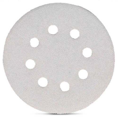 Makita Sanding Disc White 125mm / 40# Punched - (10pk)
