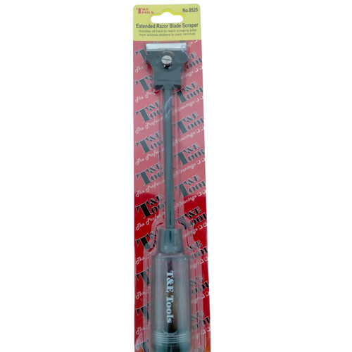 T&E Tools Extended Razor Blade Scraper
