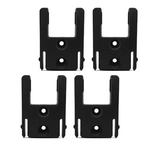 Tool Mounts Black Tool Mounts suit Milwaukee M18 4pk