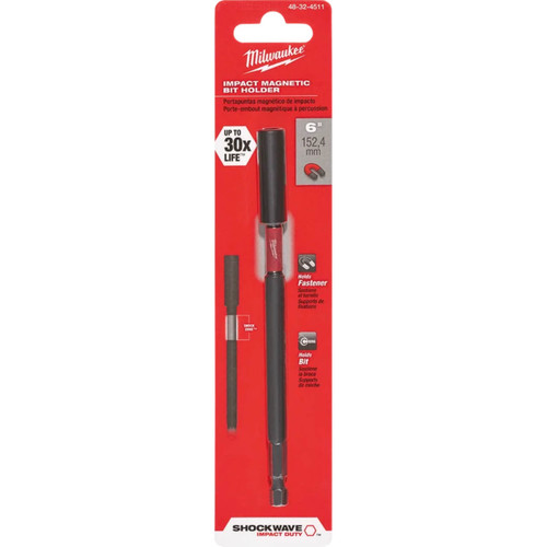 Milwaukee Shockwave 150mm (6”) Magnetic Driver Bit Holder