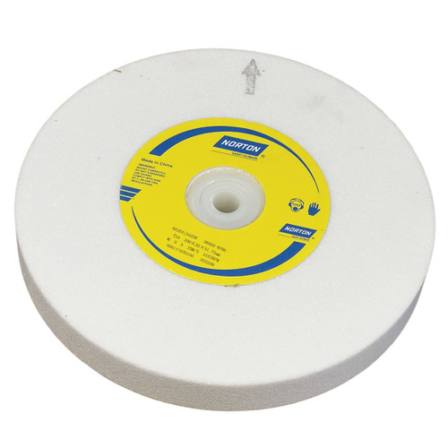 Norton Toolroom Straight Grinding Wheel White Aluminium Oxide  200x25xMB 38A60KVBE Med/Fine