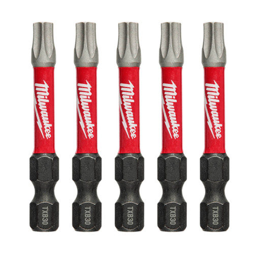 Milwaukee Shockwave Power Bit Security Torx TXB030 50mm (2”) 5Pk