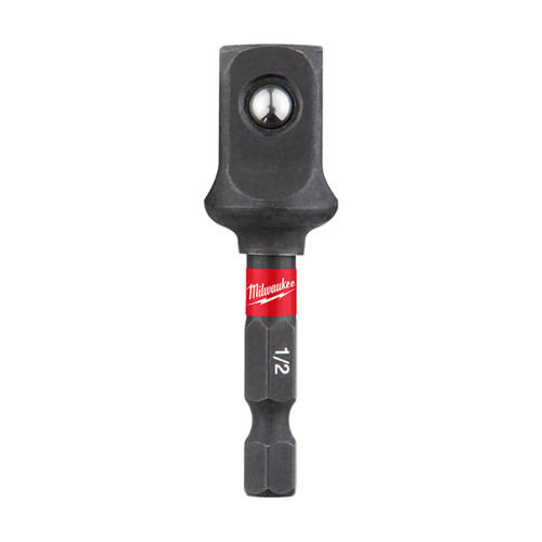 Milwaukee Shockwave Power Bit Socket Adapter 1/4” Hex To 1/2” Square