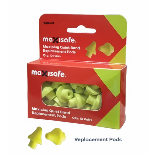 MaxiPlug Quiet Band Replacement Pods 10prs