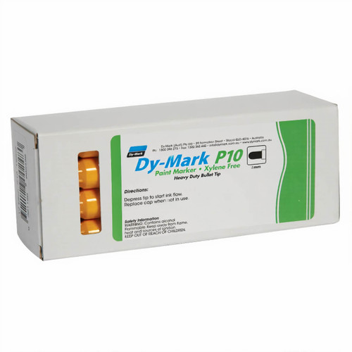 Dy-Mark P10 Paint Marker Yellow 12/pk
