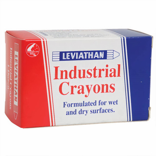 Leviathan Industrial Crayon Red 12pk