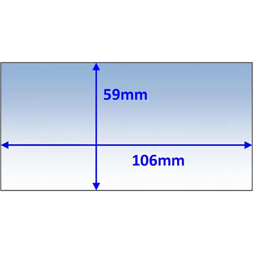 Clear Inner Lens 106x59mm suit Promax 350 5pk