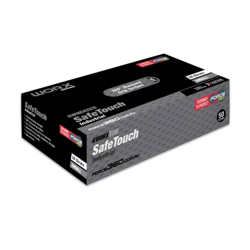 Force360 SafeTouch Industrial Disposable Nitrile Glove 50/box