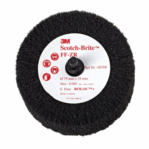 3M Scotch-Brite 09708 Roloc Clean and Finish Flap Brush 63mm x 32mm S-FIN