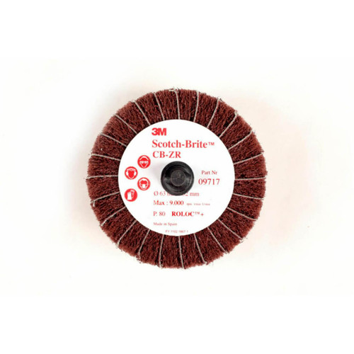 3M Scotch-Brite 09720 Roloc Flap Wheel 63 x 32mm 120 Grit