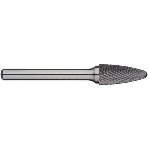 Alpha 1/2x1 Tree Radius Nose Carbide Burr 6" Long