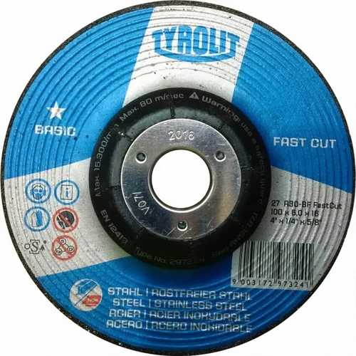 Tyrolit A30P 100x6x16 GP Fastcut Grinding Disc