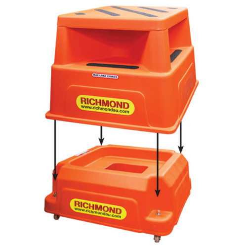 Richmond Safety Step Rolling Insert Orange