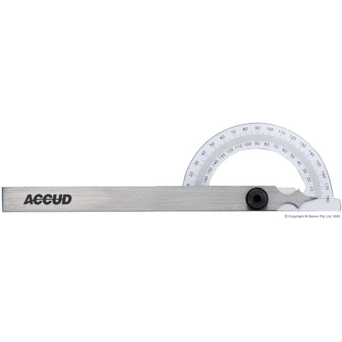 Accud 180° Protractor & 300mm Combination Square