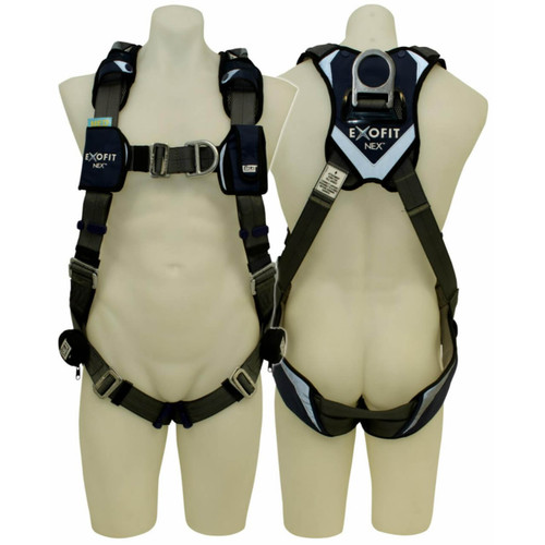 3M DBI-SALA ExoFit NE Riggers Harness With Stainless Steel Hardware Grey Med