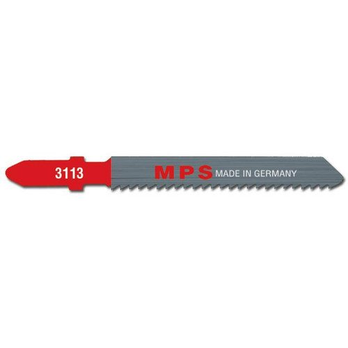 Alpha Jig Saw Blade HSS 75mm 12 tpi Wavy Euro Shank A3113 5pk
