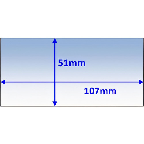 Clear Inner Lens 107x51mm 5pk