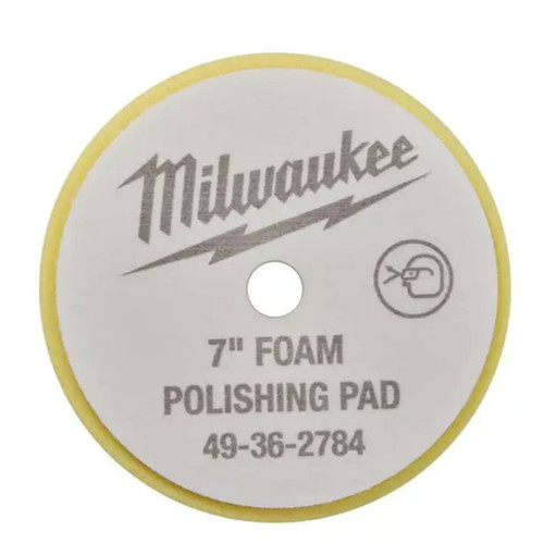 Milwaukee M18 180mm Yellow Polishing Pad