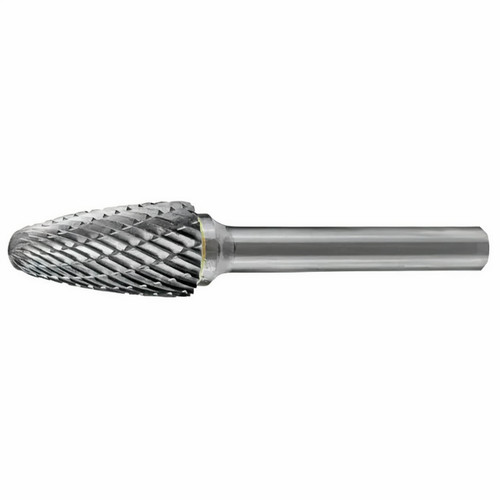 Holemaker Carbide Burr Tree Shape Radius End 1/2' X 1” Head 1/4” Shank