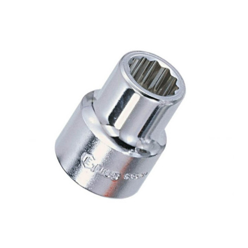 Genius 1” Dr x 60mm 12pt C/V Hand Socket Metric