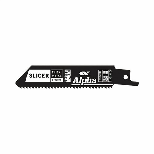 Alpha 100mm 10tpi Slicer Metal Reciprocating Saw Blade 5pk Alpha 100mm 10tpi Slicer Metal Reciprocating Saw Blade 5pk