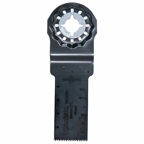 Makita Multitool 24mm 18tpi Plunge Cut S/Blade Hcs / Wood / Flat Tma050 - (1pc)