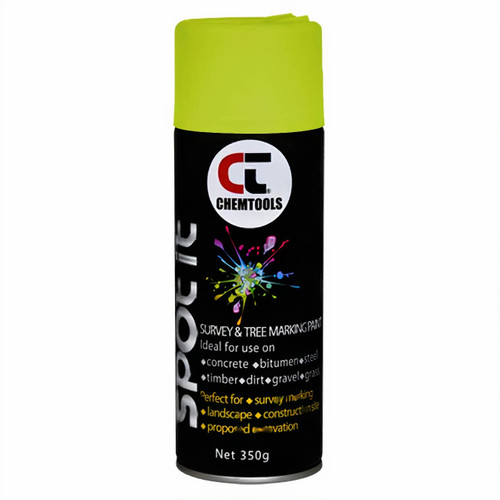 CT Spot it Marking Paint Fluoro Yellow 350g Aerosol