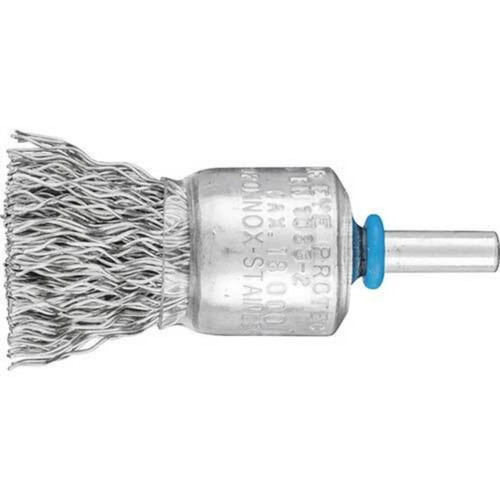 Pferd Pencil Brush 6mm Shaft Mounted - Crimped Wire PBU 2022/6 INOX 0.50