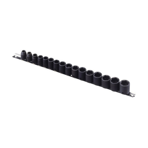 Genius 7-22mm 3/8 Dr C/V Std Impact Socket Set Metric 16pc