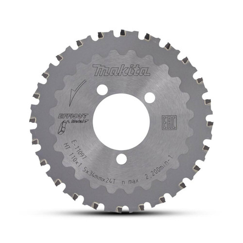 Makita 110mm x 34mm 24T EFFICUT Rebar Blade
