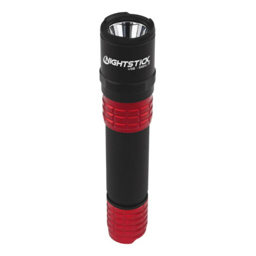 Nightstick USB Tactical Flashlight W/Holster 900 Lumens Red