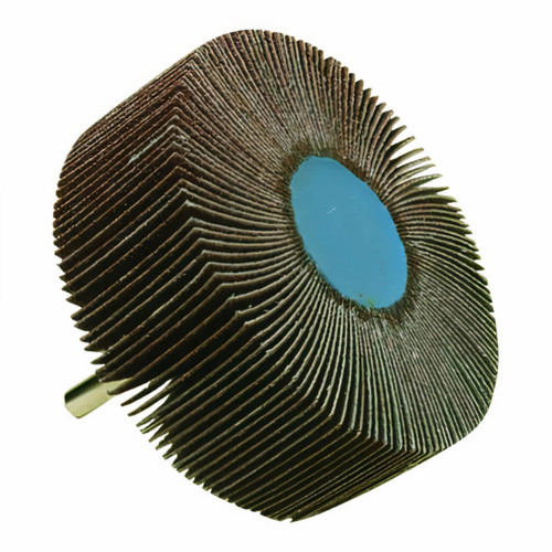 Norton Flap Wheel Alox 6mm Spindle 30x15mm P120