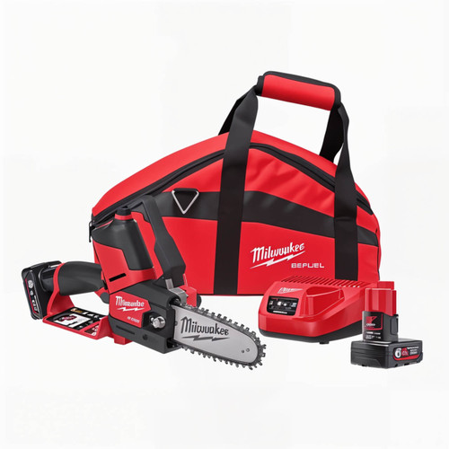 Milwaukee M12 Fuel Hatchet Cordless 152mm (6”) Pruning Saw Kit