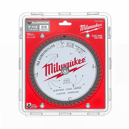 Milwaukee 184mm (7-1/4”) 56T Aluminium Circular Saw Blade