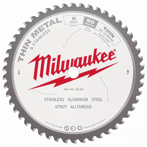 Milwaukee 203MM (8”) 50T Thin Metal Saw Blade