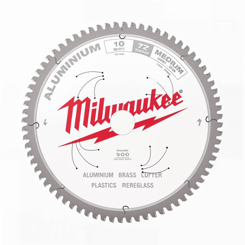 Milwaukee 254mm (10”) 72T Aluminium Circular Saw Blade