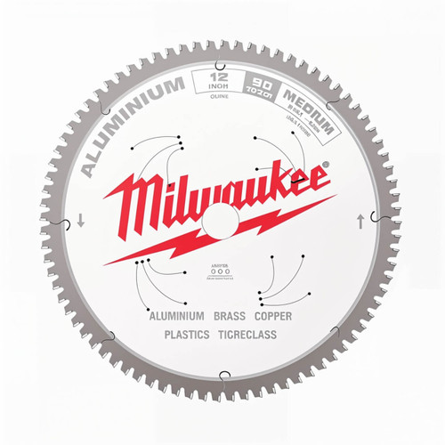 Milwaukee 355mm (14”) 80T Aluminium Circular Saw Blade