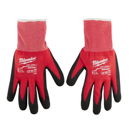 Milwaukee Cut 1(A) Nitrile Dipped Gloves Bulk 12pk L