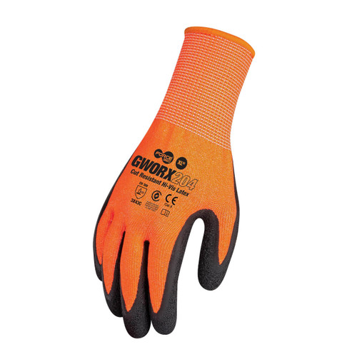 Force360 Hi-Vis Cut C Latex Glove