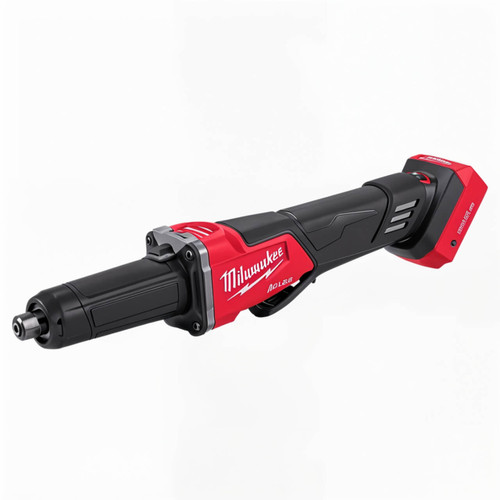 Milwaukee 18V Li-ion Cordless Fuel ONE-KEY 1/4” Braking Die Grinder with Deadman Paddle Switch - Skin Only