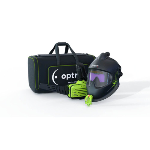 Optrel RTW E3000X System C/W Panoramaxx 2.5 PAPR Helmet In Bag Plus 18H Battery