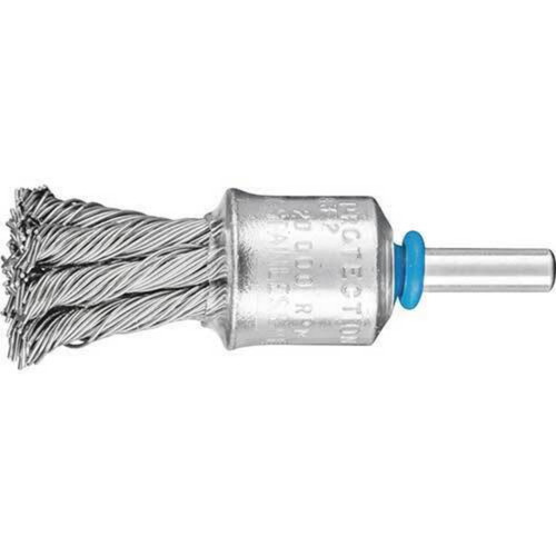 Pferd Pencil Brush 6mm Shaft Mounted - Twist Knot Wire PBG 1919/6 INOX 0.60