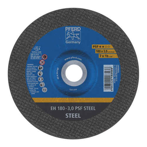 Pferd EH A24P PSF 180x3x22 DC Metal Cutting Disc