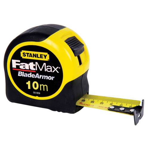 Stanley 10m FatMax Blade Armour Tape Measure 32mm Blade