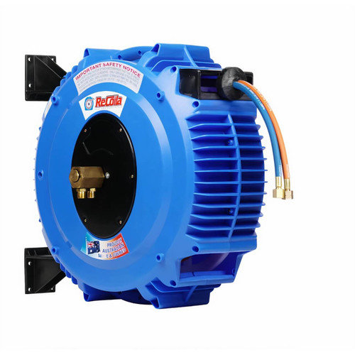 Recoila 6mm Oxy/LPG Retractable Hose Reel 15m
